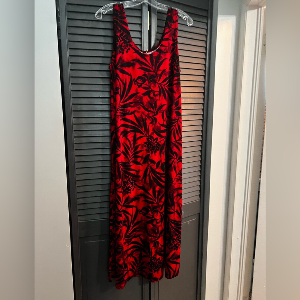 Pullover Red/Black Maxi